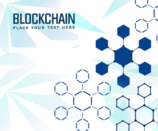 Plantilla de línea hexagonal de tecnología de fondo blanco