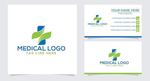 Vector plantilla de logo de clínica médica