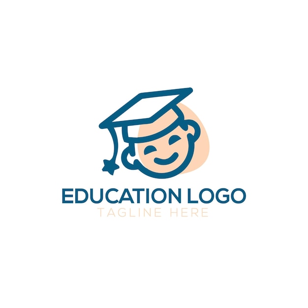 Plantilla de logo de educación