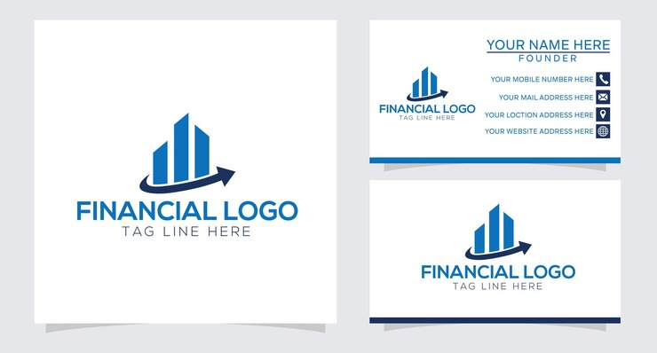 Vector plantilla logo finance