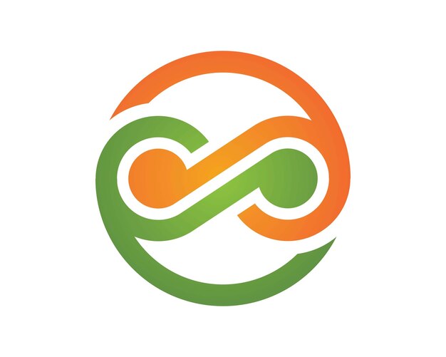 Plantilla logo infinito