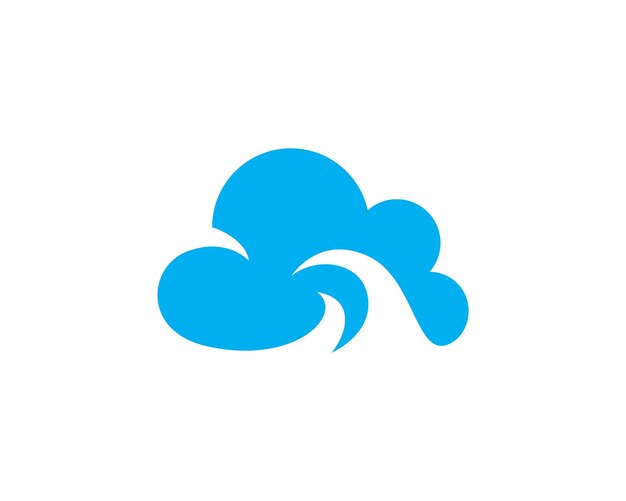 Plantilla de logo de nube