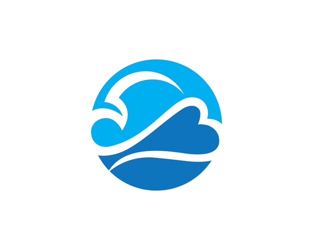 Plantilla de logo de nube