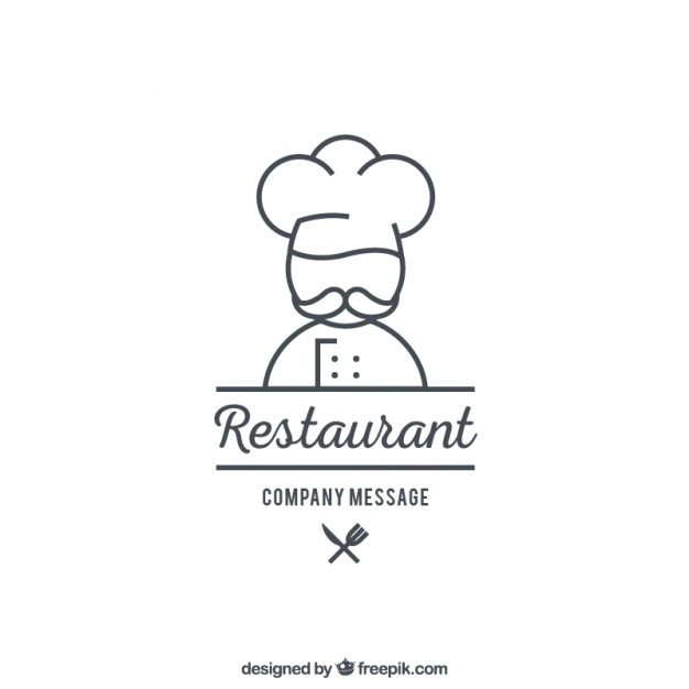 Plantilla de logo de restaurante