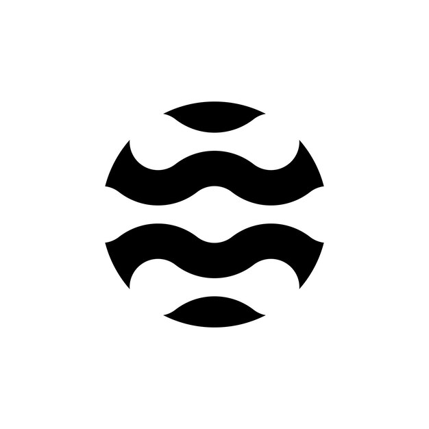 Plantilla de logotipo abstracto del globo