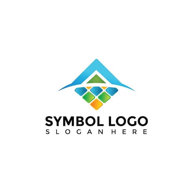 Plantilla de logotipo abstracto del símbolo