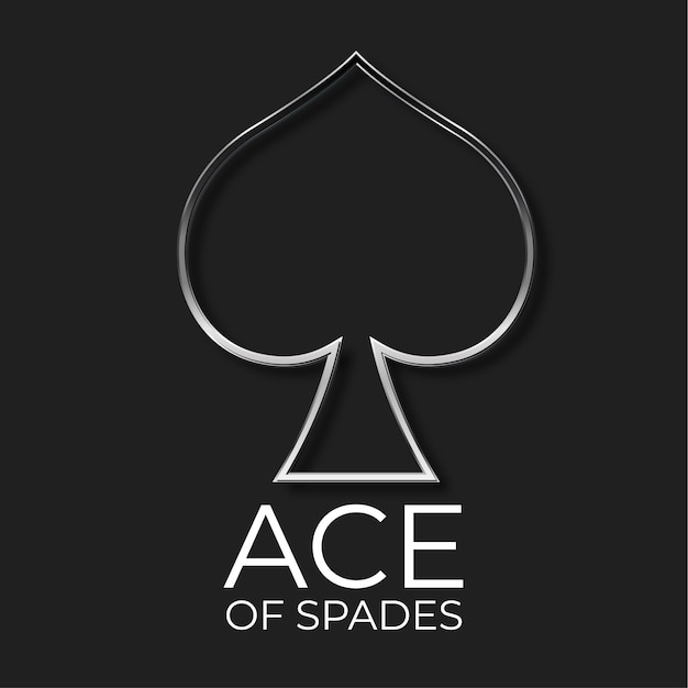 Vector plantilla de logotipo de ace degradado