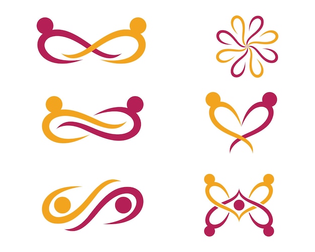 Plantilla de logotipo de adopción y cuidado comunitario