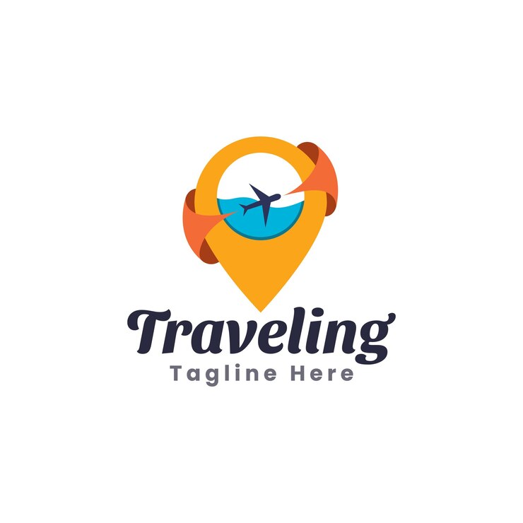 Vector plantilla de logotipo de agente de viajes diseño vectorial concepto moderno y creativo adecuado para su negocio