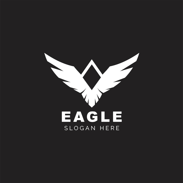 Plantilla de logotipo de águila