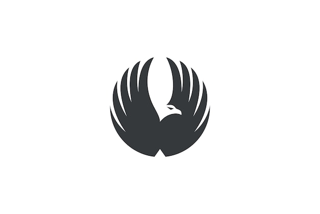 Vector plantilla de logotipo de águila