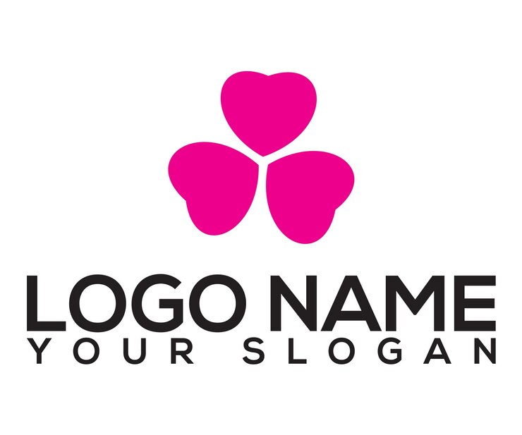 plantilla de logotipo de amor gratis