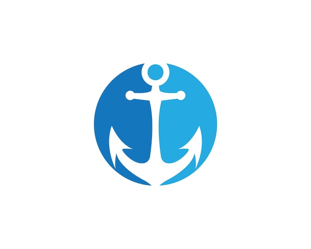 Plantilla de logotipo ancla