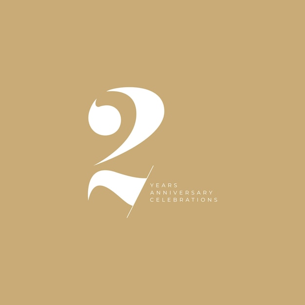 Plantilla de logotipo de aniversario