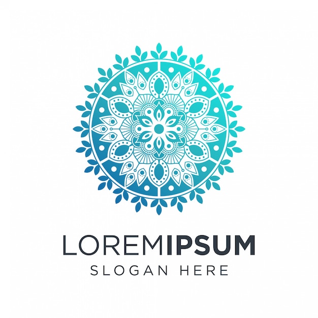 Plantilla de logotipo de Aqua Mandala