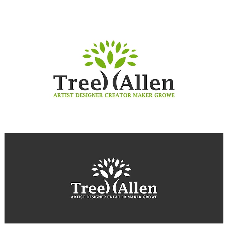 Vector plantilla de logotipo de árbol diseño de logotipo de naturaleza creativa vector concepto de logotipo de árbol
