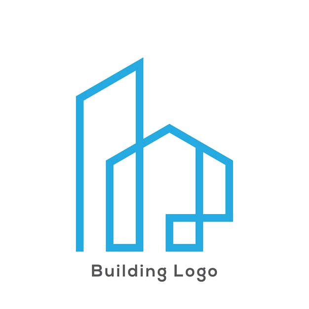 Plantilla de logotipo de arquitectura de construcción