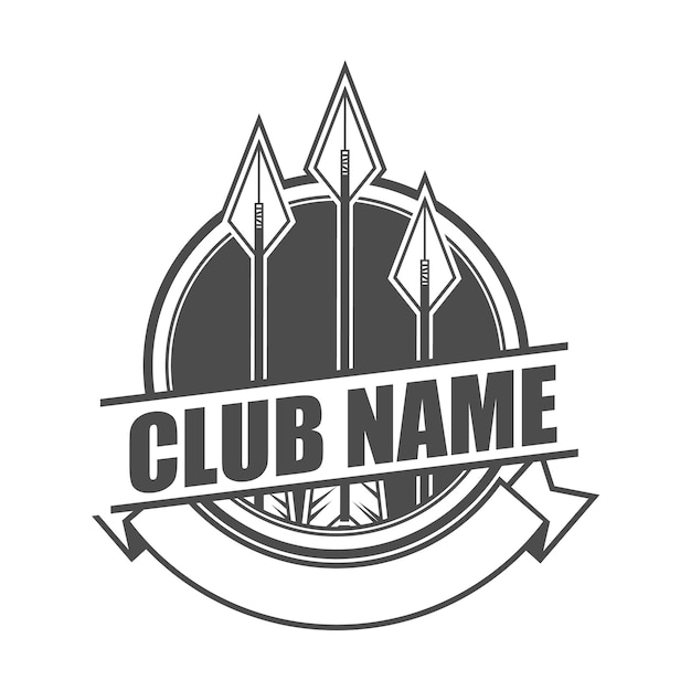 Plantilla de logotipo de Arrow Club