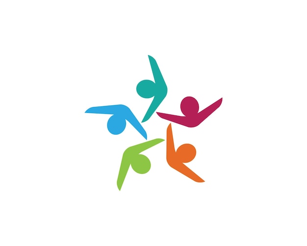 plantilla de logotipo de atención comunitaria