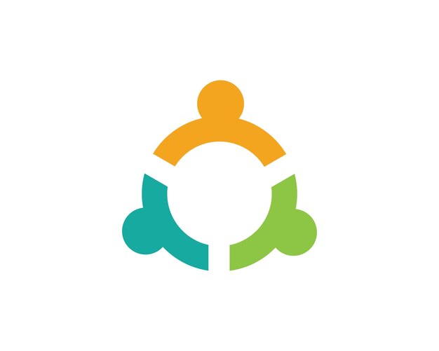 plantilla de logotipo de atención comunitaria