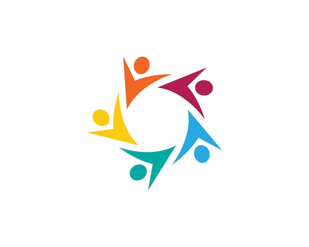 plantilla de logotipo de atención comunitaria