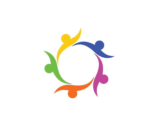 plantilla de logotipo de atención comunitaria