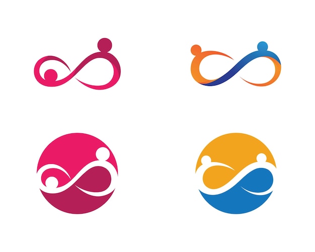 Plantilla de logotipo de atención comunitaria