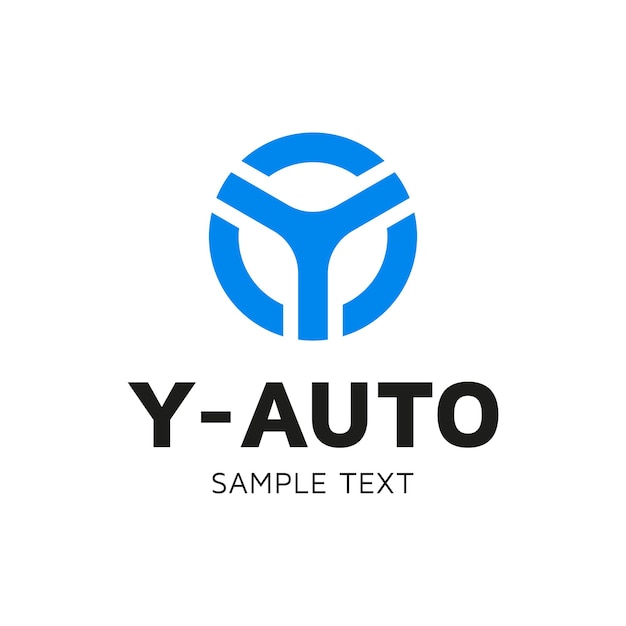 plantilla de logotipo automático de la letra Y