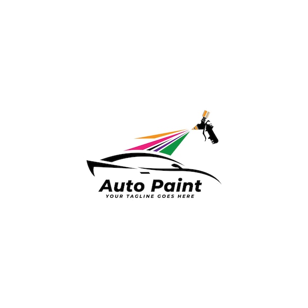 plantilla de logotipo automotriz de colisión de detalles de automóviles