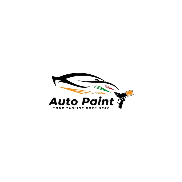 plantilla de logotipo automotriz de colisión de detalles de automóviles