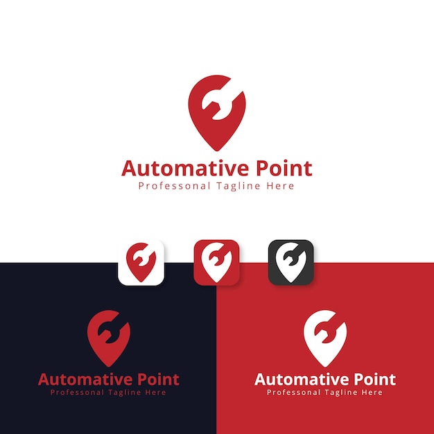 Vector plantilla de logotipo automotriz