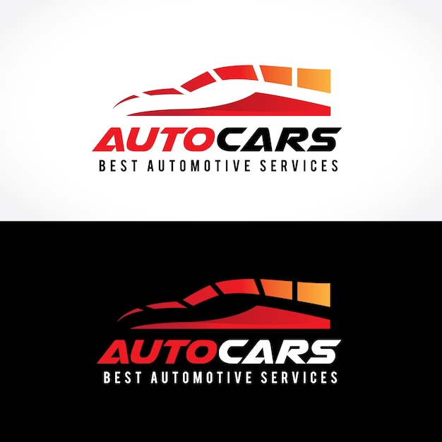 Plantilla del logotipo del automóvil y del automóvil.