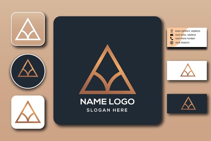 plantilla de logotipo av