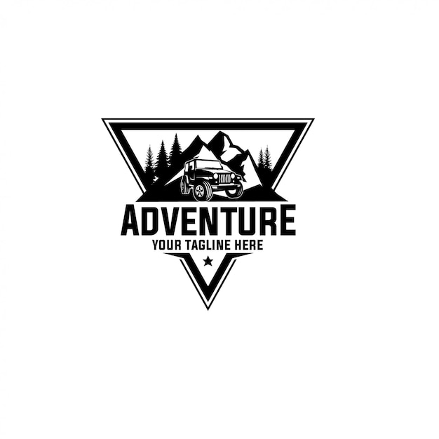 Plantilla de logotipo de aventura