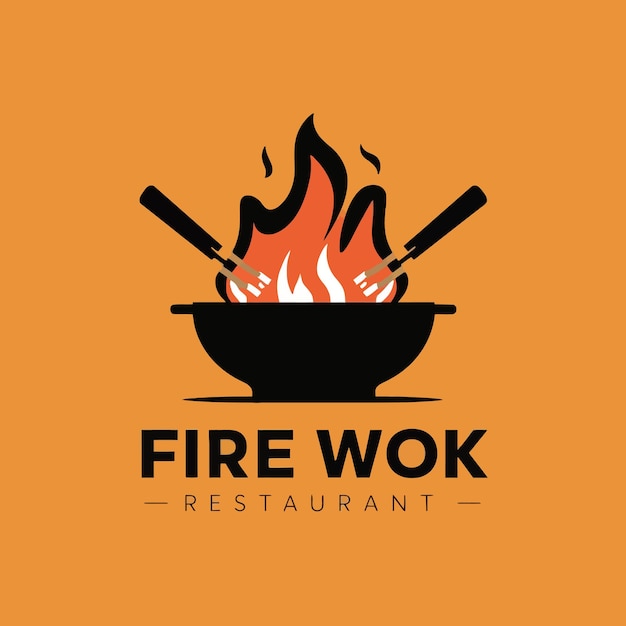 Plantilla de logotipo de barbacoa detallada