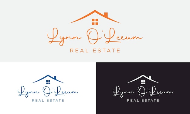 Plantilla de logotipo de bienes raíces Vector premium