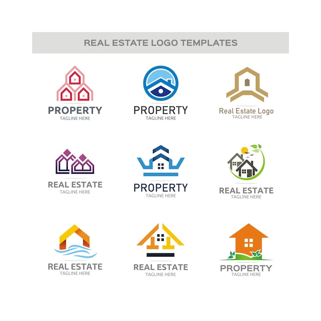 plantilla de logotipo de bienes raíces