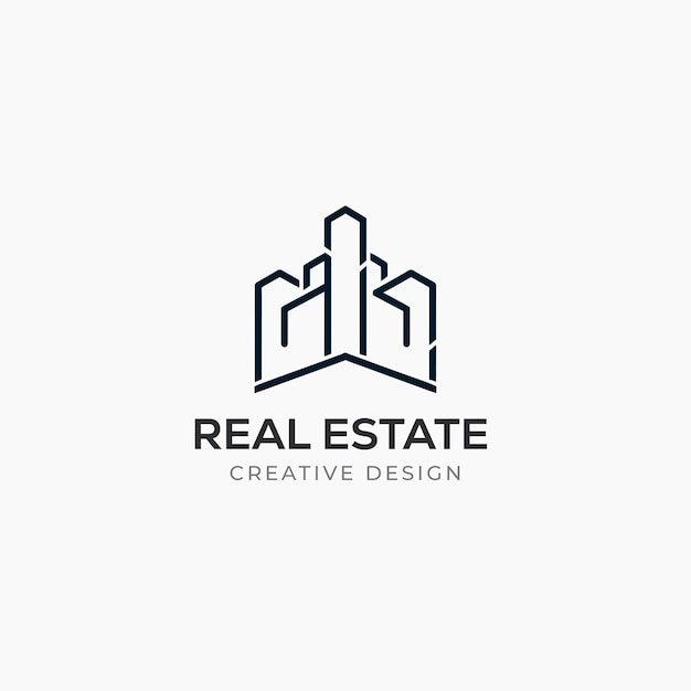 plantilla de logotipo de bienes raíces