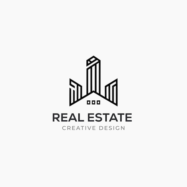 plantilla de logotipo de bienes raíces