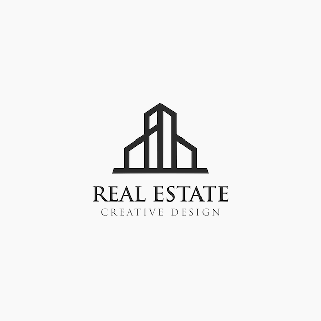 plantilla de logotipo de bienes raíces