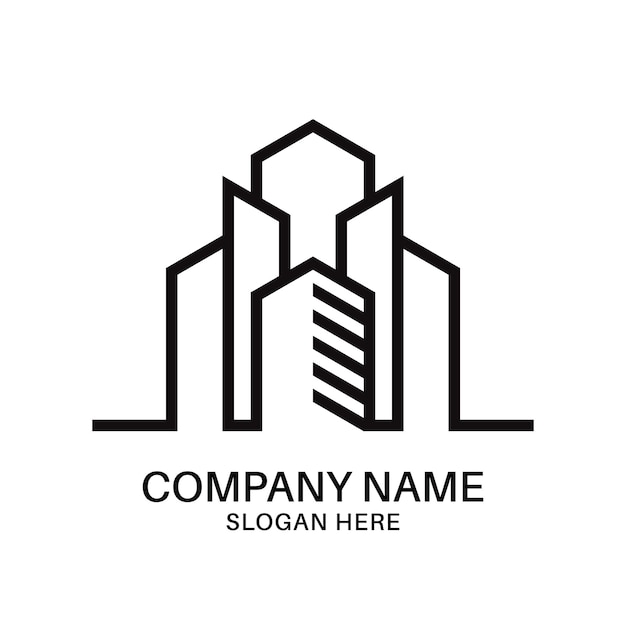plantilla de logotipo de bienes raíces
