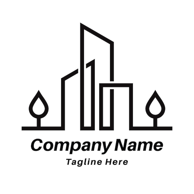 plantilla de logotipo de bienes raíces