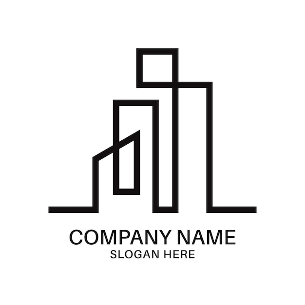 plantilla de logotipo de bienes raíces