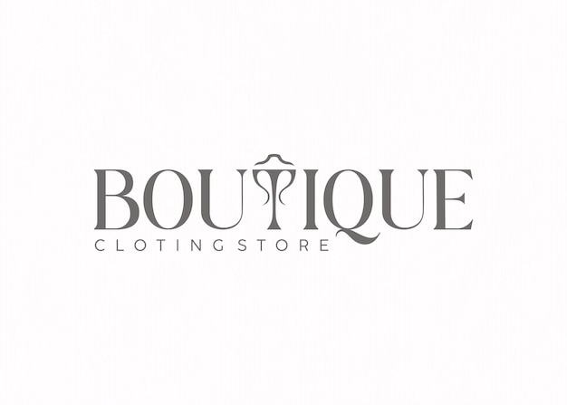plantilla del logotipo de la boutique