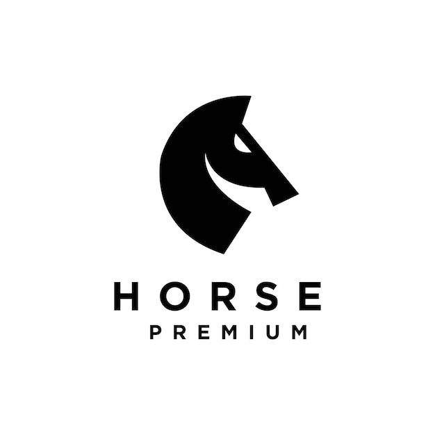 Plantilla de logotipo de caballo