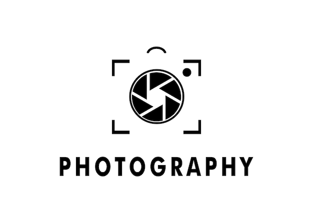 plantilla de logotipo de cámara, logotipo vectorial para fotógrafo