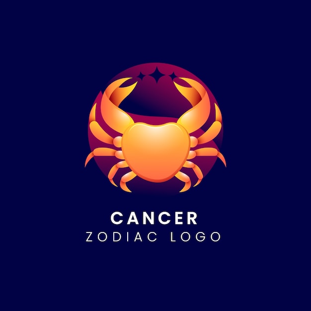 Plantilla de logotipo de cáncer