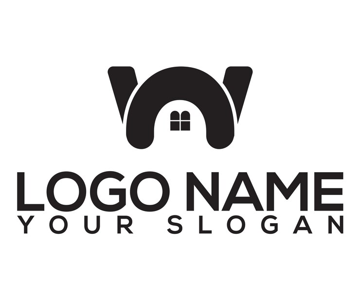 plantilla de logotipo de la casa gratuita