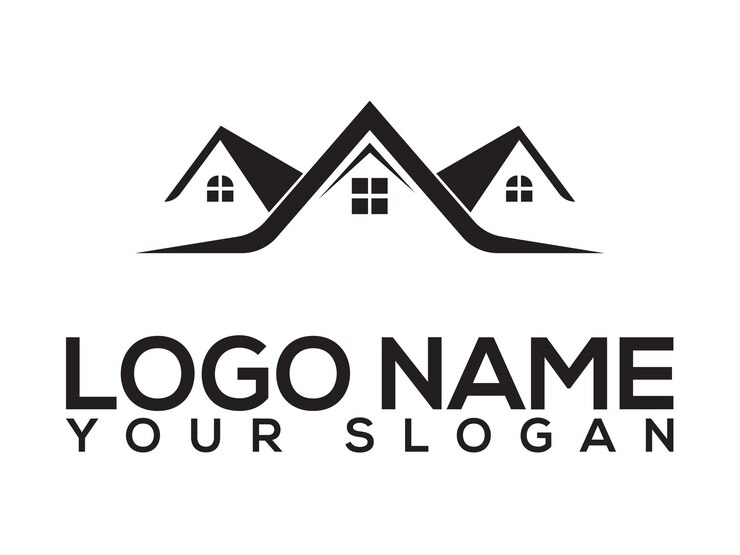 plantilla de logotipo de la casa gratuita