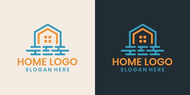 Vector plantilla de logotipo de casa vectorial ideas de diseño de logotipo vectorial